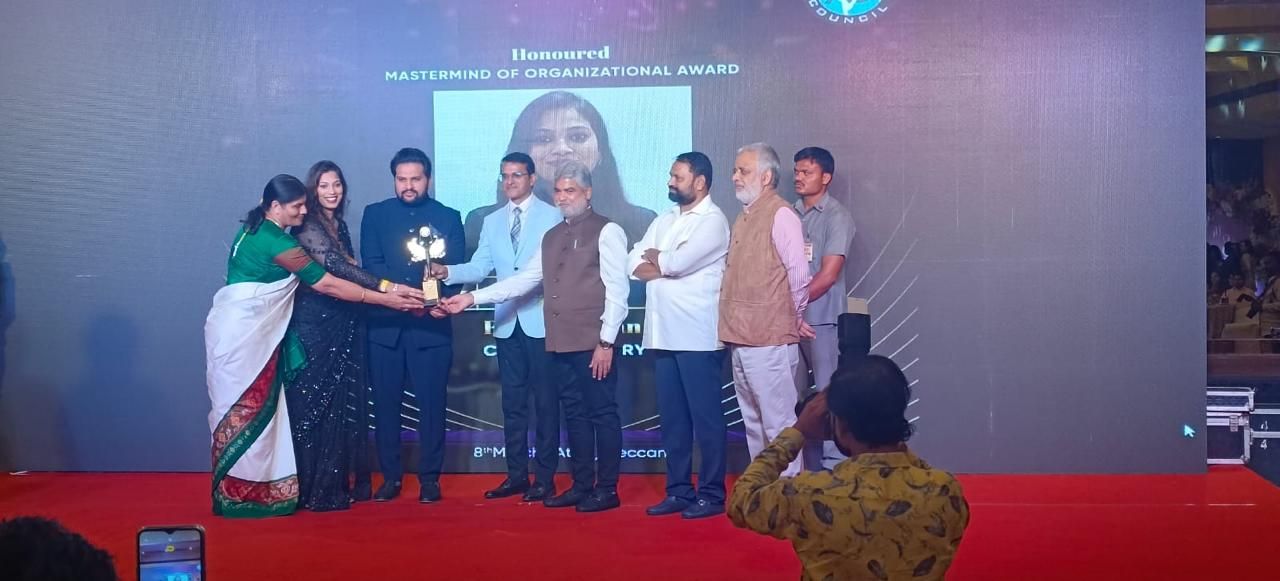 Honoured on stage